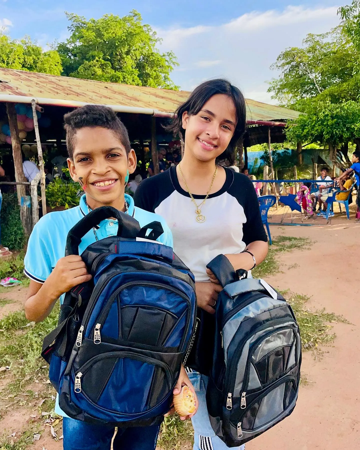 Children at the farm